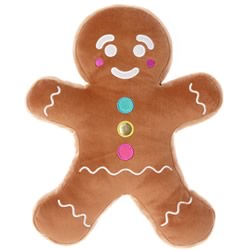 Gingerbread Man Novelty Cushion By Hiccups – Cottonbox Pty Ltd