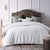 Dotty Clip White Bed Linen by Accessorize