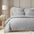 Bamboo Cotton 400TC Grey Coverlet Set by Accessorize