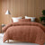 Seersucker Tobacco 3pc Comforter Set by Accessorize