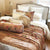 Floral Camel English Country Rose Bedspread by Angads