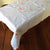 Hand Embroidered Pink Rose Tablecloth by Angads