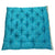 Hand Tucking Silk Teal Padded Cushions by Angads