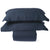 Taj Navy Quilted Quilt Cover Set by Angads