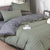 Harlan Grey Quilt Cover Set by Ardor