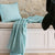 Dora Aqua Cushions And Throws by Bambury