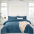 Barossa Valley Denim Quilted Velvet Quilt Cover Set by Bas Phillips