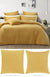 Alden Gold Velvet Quilt Cover Set by Bianca