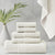 Retreat Ivory Cotton Tencel Antimicrobial 6 Piece Towel Set by Cloud Linen