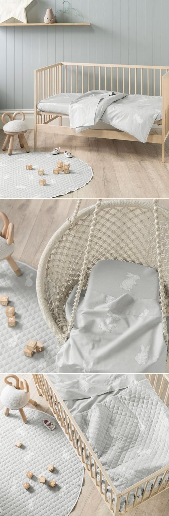 Linen cot quilt online cover