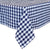 Ginny Navy Check Gingham Tablecloth by J Elliot