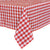 Ginny Red Check Gingham Tablecloth by J Elliot