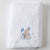 Blue Bunny Bath Towel And Face Washers by Jiggle & Giggle