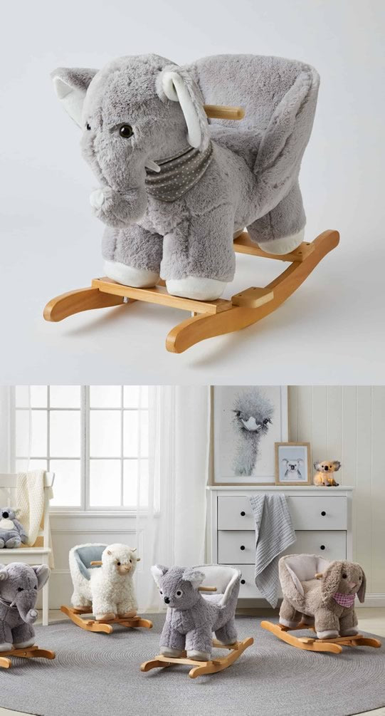 Childrens elephant rocking clearance chair