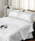 Ultrasonic White Coverlet Set by Kingtex