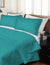 Ultrasonic Teal Coverlet Set by Kingtex