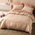 Classic Stripe Nutmeg Bed Linen by Linen House