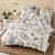 Kenzi Vanilla Quilt Cover Set by Linen House