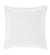 Nimes White Tailored Cushion by Linen House