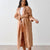 Nimes Clay Short And Long Robes by Linen House