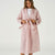 Nimes Rose Pink Short And Long Robes by Linen House