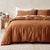 Surf Wash Rust Bed Linen by Linen House