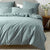 Terra Ocean Organic Cotton Sheets And Quilt Cover Set by Linen House