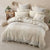 Baleares Vanilla Quilt Cover Set by Linen House