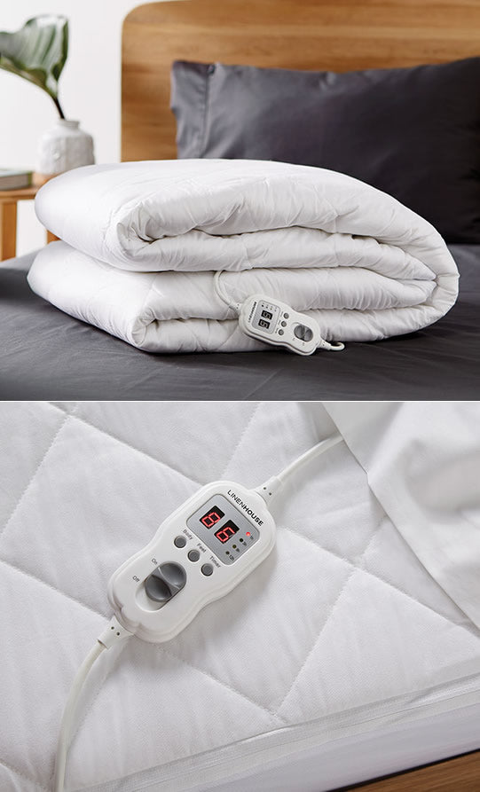 Linen house electric blanket queen sale