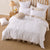 Seren White Quilt Cover Set by Linen House