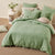 Vista Leaf Quilt Cover Set by Linen House