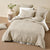 Vista Pebble Quilt Cover Set by Linen House