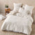 Vista White Quilt Cover Set by Linen House