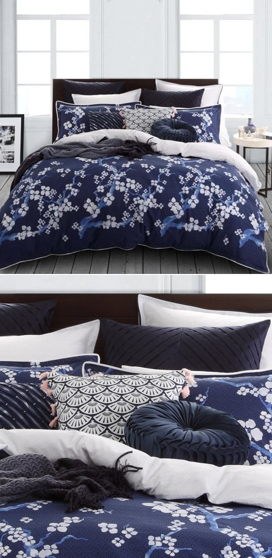 Sakura Indigo by Logan & Mason – Cottonbox Pty Ltd