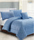 Carrington Chambray Blue Quilt Set by Moyle Fine Linen
