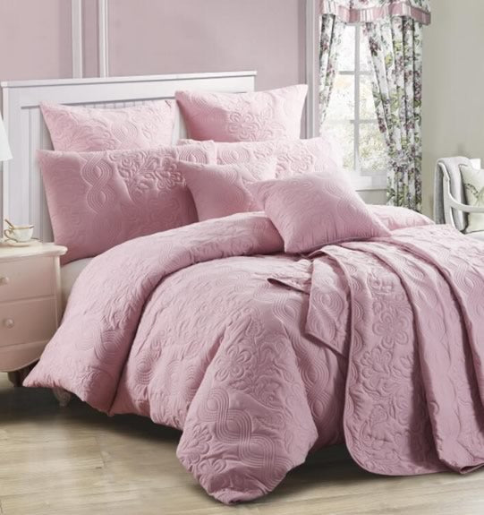 Dusty pink european pillowcase sale