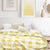 Golden Fleece Check Lemonade Sherpa Blanket by Odyssey Living