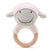 Teething Ring Sheep Pink by Peanut Shell