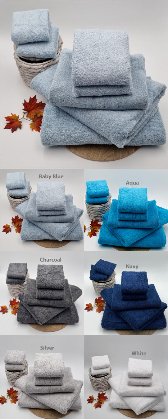 Aqua towels and cheap bathmats