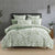 Lansfield Sage Jacquard Quilt Cover Set by Renee Taylor