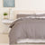 Balmain Bamboo Cotton Dove Quilt Cover Set 1000TC Hotel by Royal Comfort