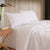 Kensington White 1200TC Cotton Sheet Set Stripe Hotel by Royal Comfort