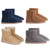 Ugg Slipper Boots Mens Leather Upper Wool Lining by Royal Comfort