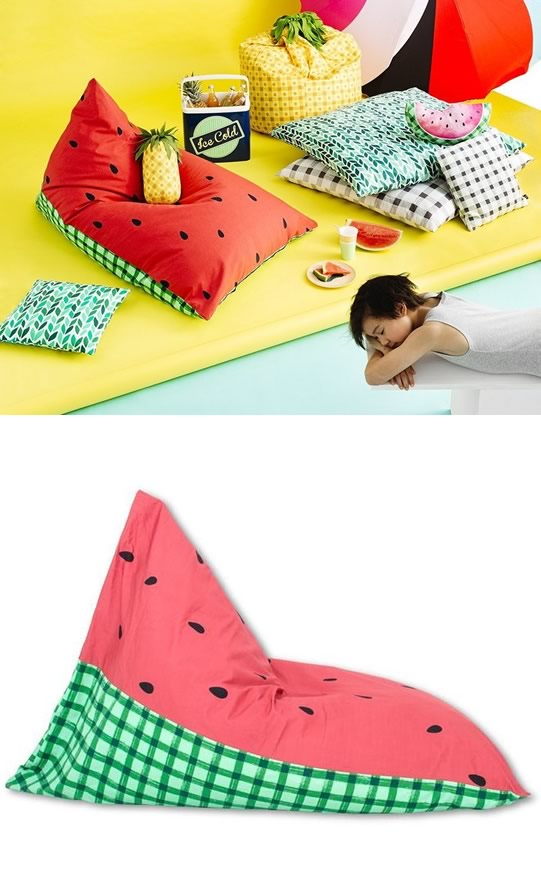 Watermelon Bean Bag by Sack Me – Cottonbox Pty Ltd