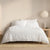 Bayley White Quilt Cover Set by Sheridan