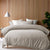 Bamboo Cotton Double Stitched Stone Quilt Cover Set