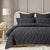 400TC Bamboo Cotton Charcoal Coverlet Set