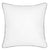 Hotel White/Black Cotton Piped European Pillowcase