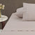 Hotel Natural Piped Deluxe Cotton Sheet Set