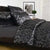 Hutton Black Quilt Cover Set